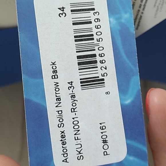 Adoretex Women's Royal Blue Swimsuit. Size 34 NWT - Picture 8 of 11